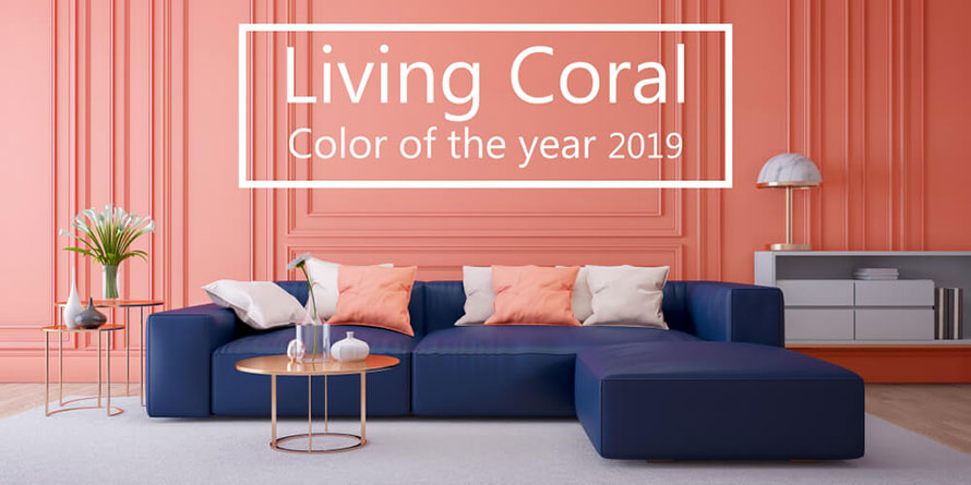 Living Coral - Pantone-Farbe des Jahres 2019